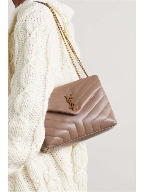 ysl small loulou small quilted chain bag